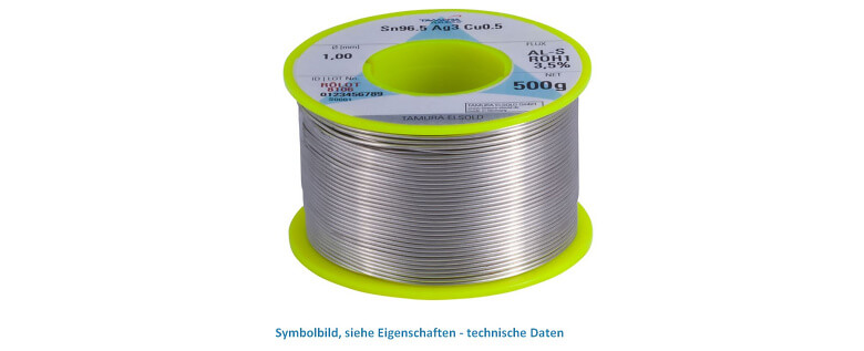 Elsold Lötdraht SC07 C3 (bleifrei), 0.5mm / ROL0