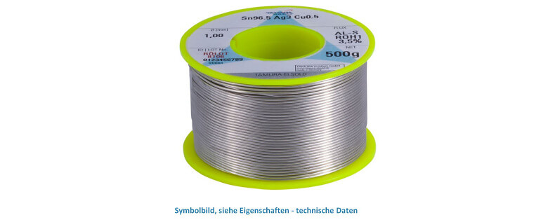 Elsold Tube solder DC07 ELTIN 3064BF (lead-free), 1.0mm